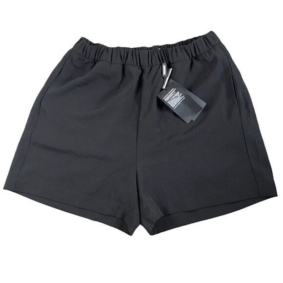 Weekday Recycled Polyester Womens Pull On 'Tica Shorts'-Black-Size EU 34-NWT - Picture 1 of 6